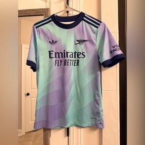 Adidas Arsenal Jersey in Lavender and Aqua
